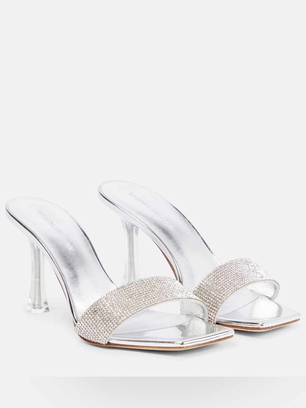 NWT - Magda Butrym Crystal-Embellished PVC Heels (EU 41 / US 11)